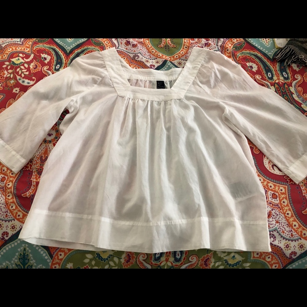 3/4 medium petite gap blouse
